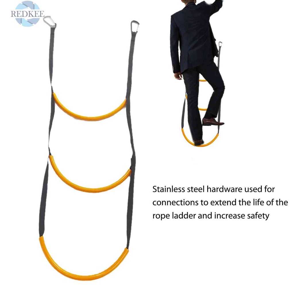 Thang Dây Thừng 3 Bậc Gấp Gọn Cho Thuyền Kayak