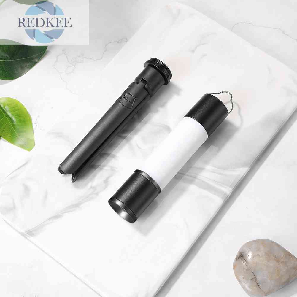 Đèn Pin Sạc Pin Kèm Tripod Chuyên Dụng Cho Đi Cắm Trại / Câu Cá