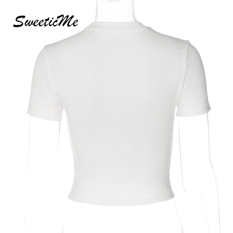 Áo Thun Tay Ngắn Cổ Tròn In Họa Tiết Dễ Thương Thời Trang 2023 Cho Nữ