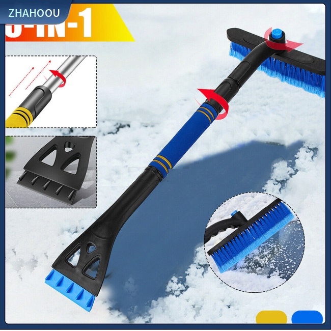 ☃Nhà Cửa☃ Dụng Cụ Cào Tuyết Cho Kính Chắn Gió Xe Hơi 3 Trong 1