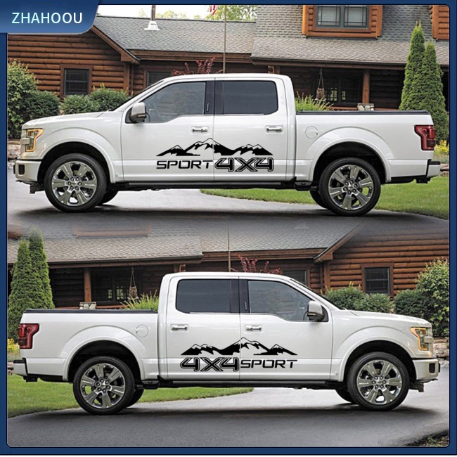 ☃Nhà Cửa☃ 1 Cặp Miếng Dán Trang Trí Xe Hơi D-1673 Họa Tiết Ngọn Núi Độc Đáo