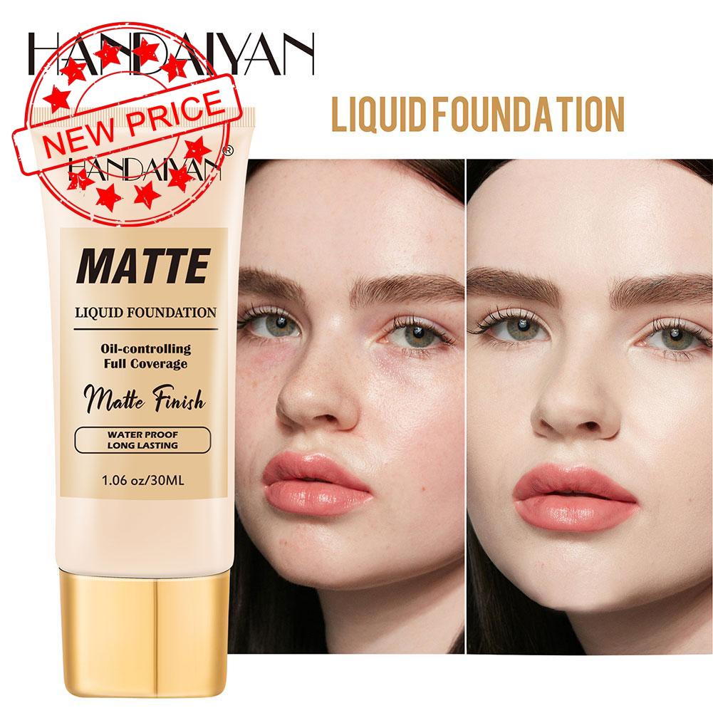 Kem Nền Che Khuyết Điểm Dạng Lỏng Màu Lì Cải Thiện Màu Da Lâu Trôi X3N2