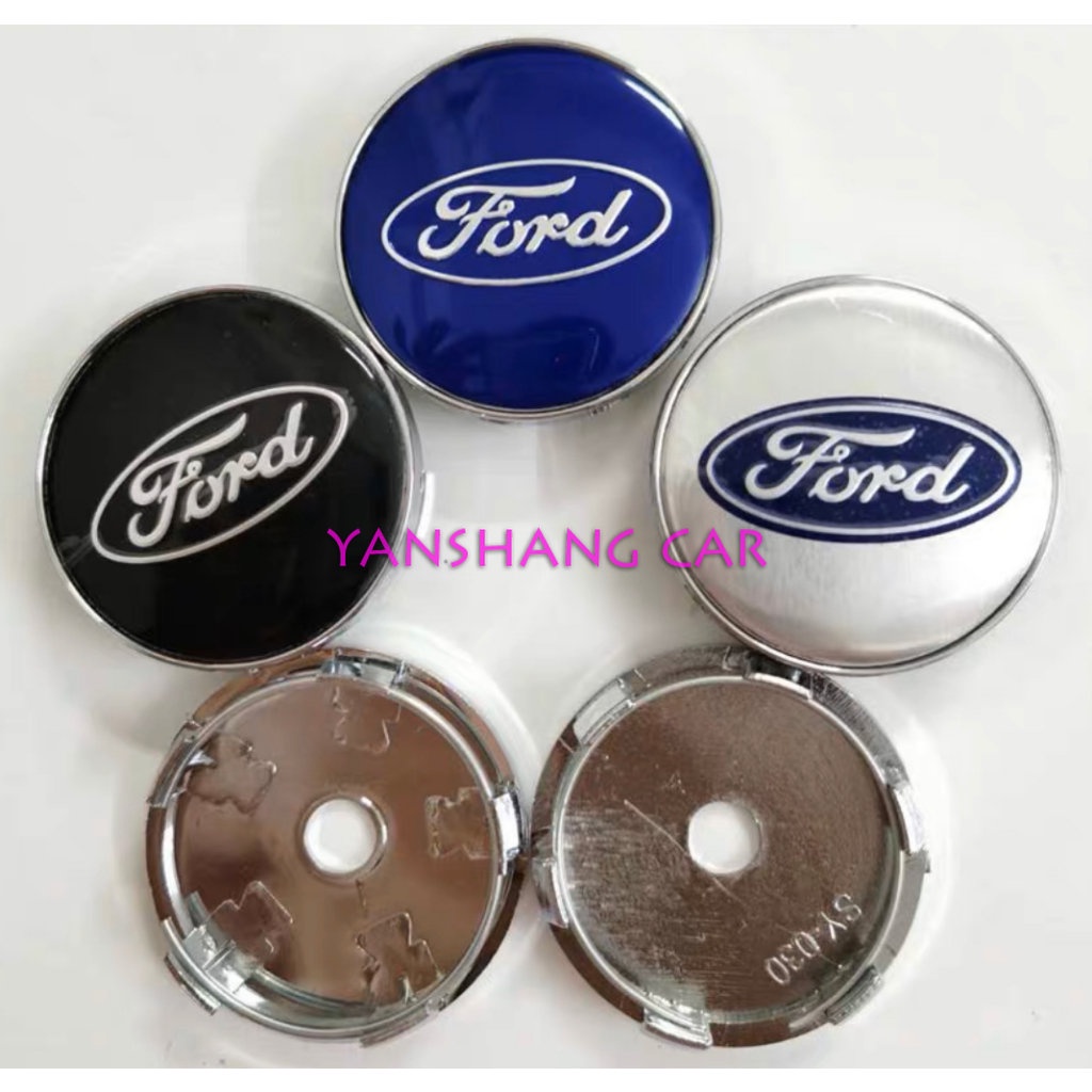 Logo chụp mâm bánh xe ô tô xe hơi Ford FORD - 60MM màu bạc/ xanh/ tím than MK4 MK3 MK2 MK3.5 kuga
