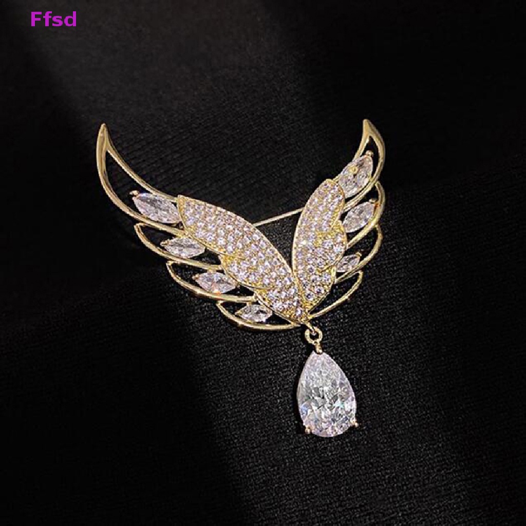 {Ffsd} Ghim Cài Áo Hình Cánh Rơi Ánh Sáng Thời Trang Chống Ánh Sáng Cho Quần Áo / Túi Xách * Hàng Bán Chạy
