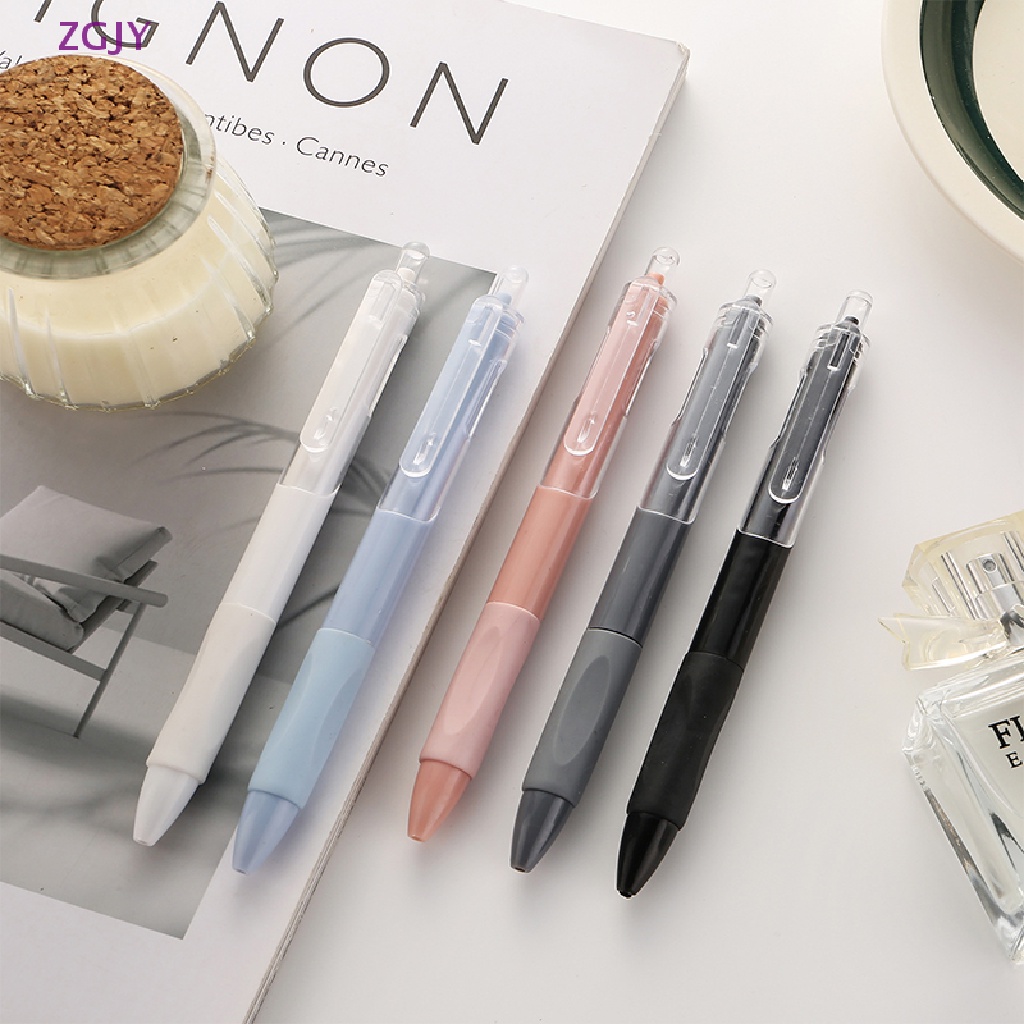 Bút Mực Gel Ngòi 0.5mm Có Thể Thu Gọn Tiện Dụng Cho Học Sinh / Văn Phòng Mới