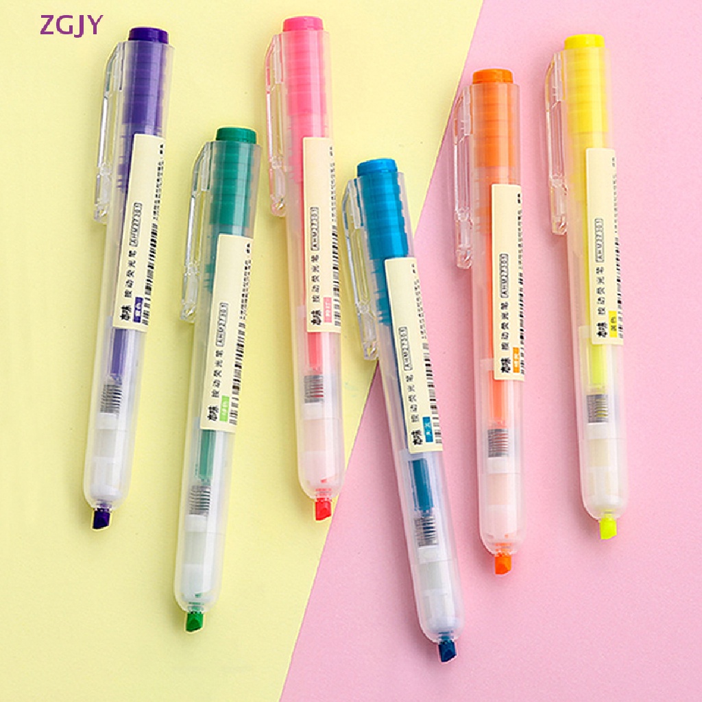 1 Bút Đánh Dấu Dạng Nhấn Tay Ghi Chú Cho Học Sinh Mới