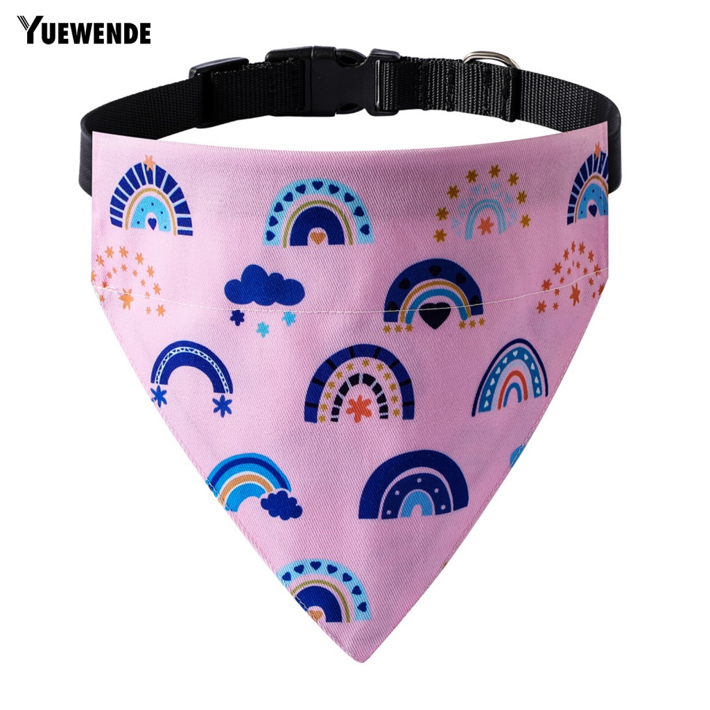 Ye.b Vòng Cổ Yếm Mềm Mại Mùa Hè Unisex Cho Thú Cưng