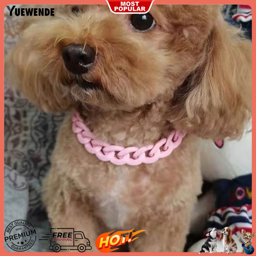 Ye.b Vòng Cổ Chuỗi Hình Học Bền Bỉ Dành Cho Thú Cưng Đám Cưới