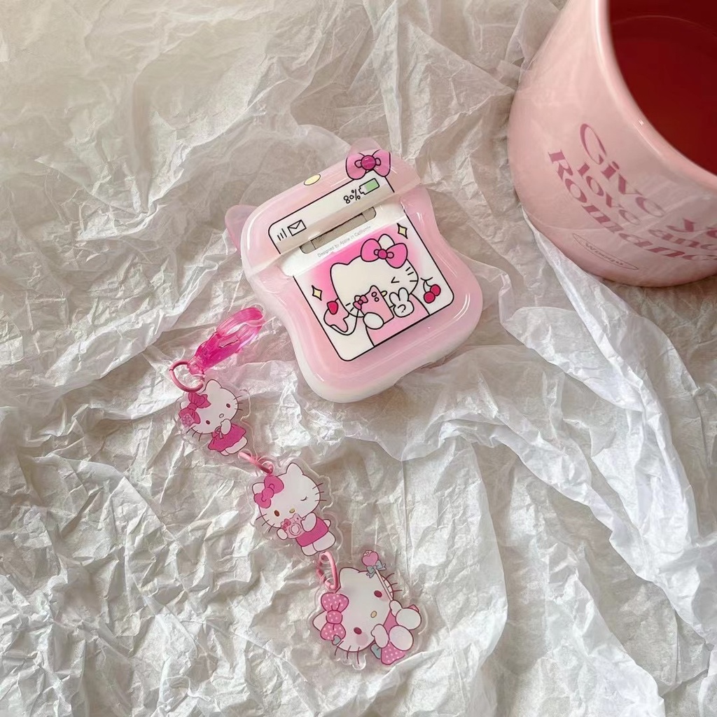 Vỏ Bảo Vệ Hộp Sạc Tai Nghe Bluetooth Airpods 1 / 2 / Pro / 3 Generation Pro2 Hình Tai Mèo Dễ Thương