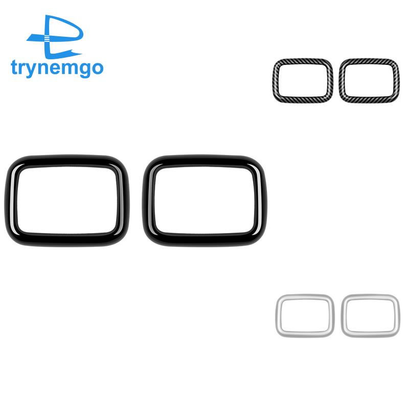 1 Cặp Miếng Dán Viền Loa Âm Thanh Trên Nóc Xe Hơi Bằng Sợi Carbon Cho Toyota Sienta 2022 2023 RHD