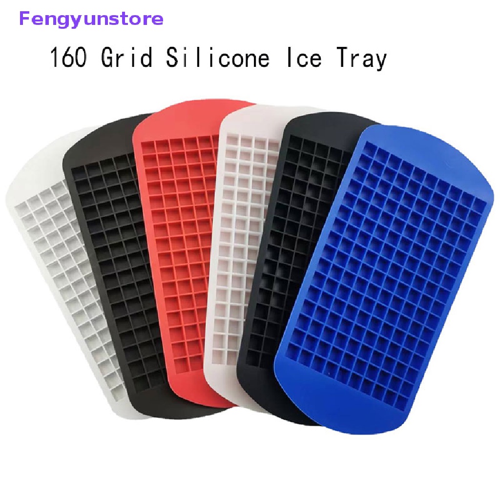 Khay Làm Đá Viên 160 Ngăn Mini Bằng Silicon