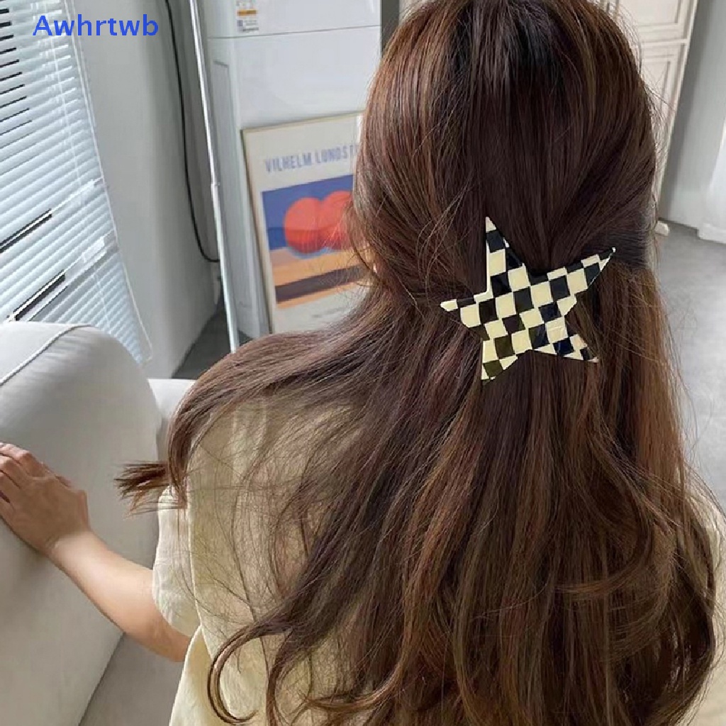 Kẹp Tóc Hình Ngôi Sao Năm Cánh Đính Đá Thời Trang Cho Nữ y2k Mới