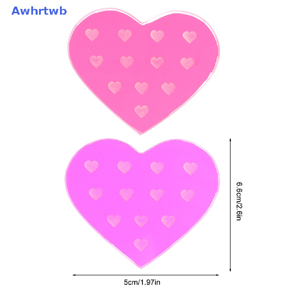 Khay Đựng Lông Mi Giả Bằng Acrylic Hình Trái Tim Tiện Dụng Mới