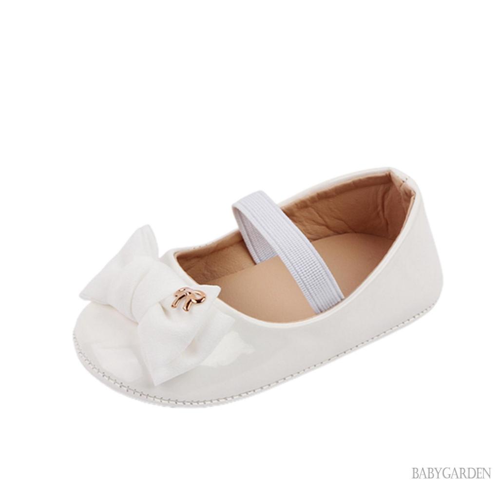 Giày Búp Bê Da PU Chống Trượt Xinh Xắn Dành Cho Bé Gái