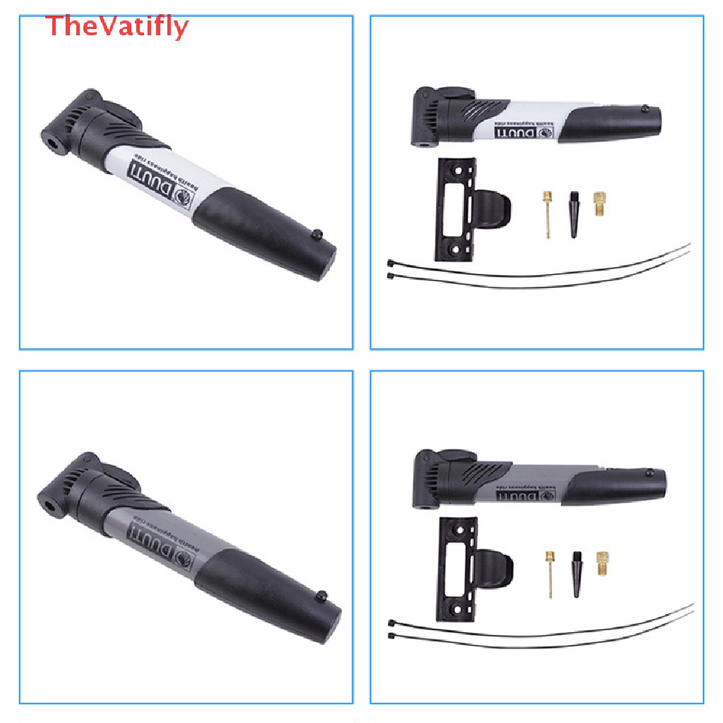 [TheVatifly] Bicycle Pump Mini Portable High-strength Bicycle Accessories Air Pump Inflator Lightweight Mountain Bike Cycling Pump Tool HOT