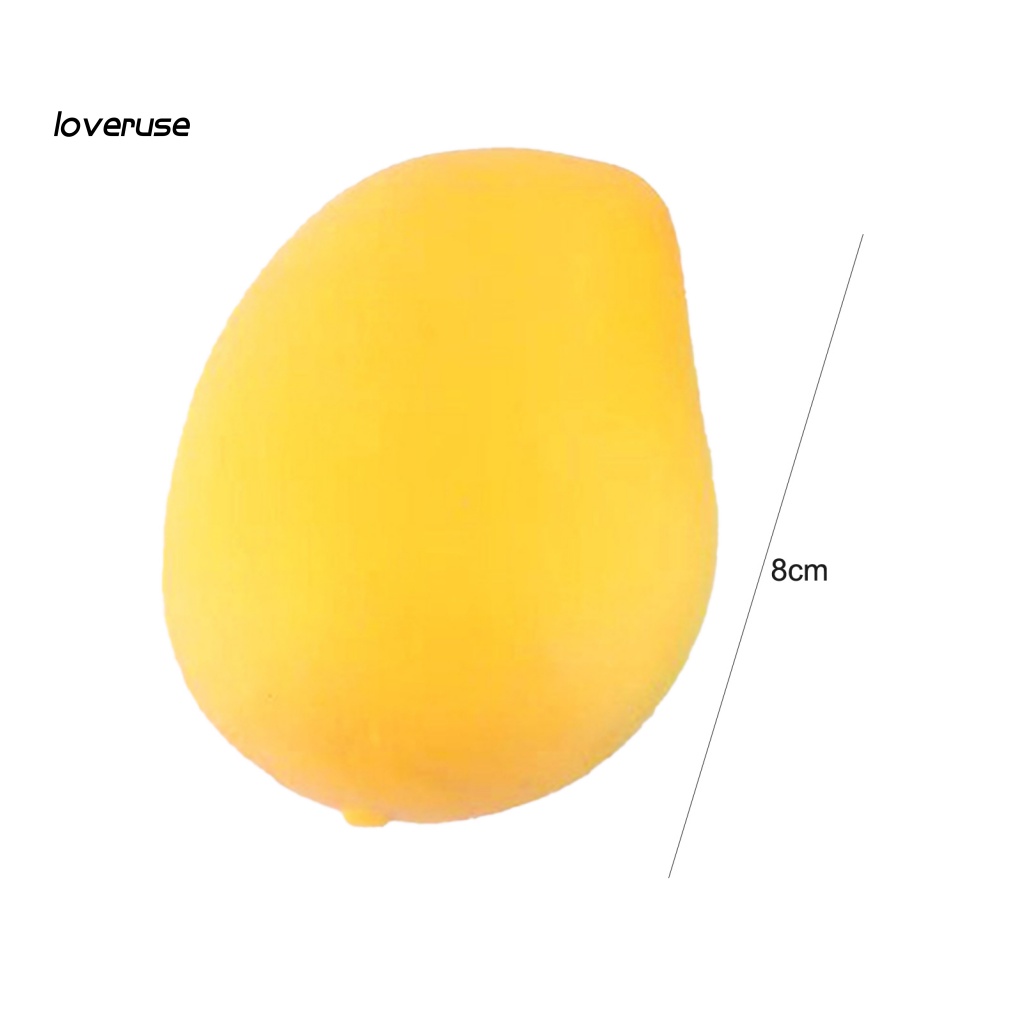 Đồ Chơi Bóp Hình Trái Cây Bằng Nhựa Mềm Siêu Nhẹ Giải Tỏa Căng Thẳng