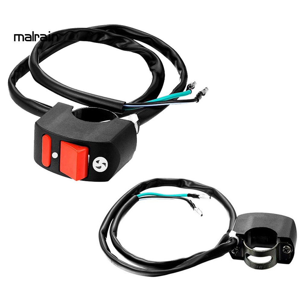 Công Tắc Đèn LED Sương Mù Gắn Tay Lái Xe Máy Hình Đôi Mắt Thiên Thần