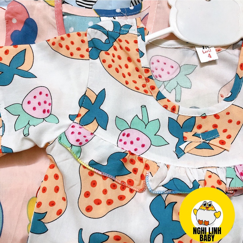 Đồ tone/tole cho bé gái 43-48kg, đồ mặc nhà quần dài tay ngắn - Nghi Linh Baby