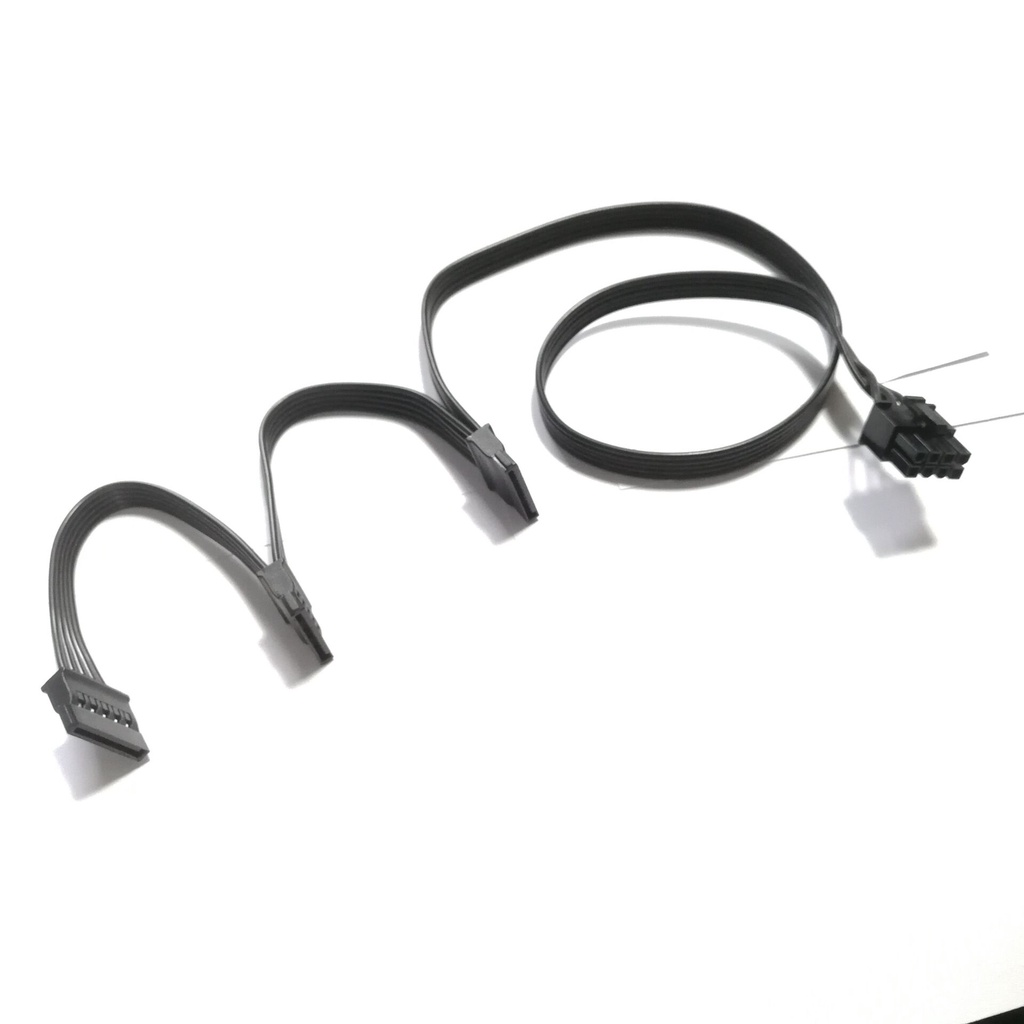 8p 8Pin Sang Mainboard HDD 3 Cổng 3 Cáp Nguồn SATA Cho Cougar GX1050 GX800 GX600 CMX 550 Ngôi Sao Đỏ