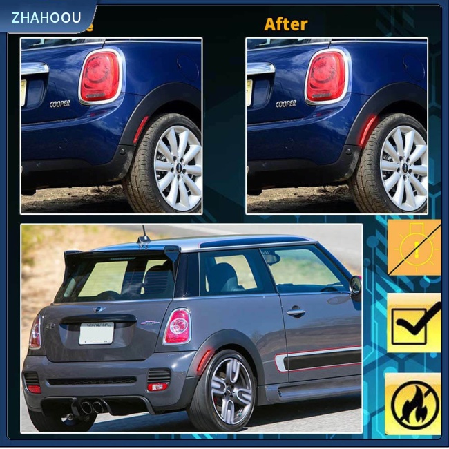 ☃Phụ Kiện Trang Trí Nhà Cửa Kiểu Dáng Dễ Thương Xinh Xắn☃ Set 4 Đèn Led Báo Tín Hiệu Xi Nhan Dành Cho Ô Tô Bmw Mini