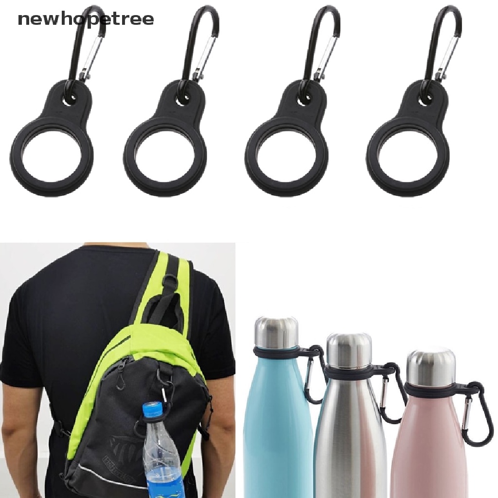 Set 4 Móc Khóa Bình Nước Bằng Nhôm Chất Lượng Cao