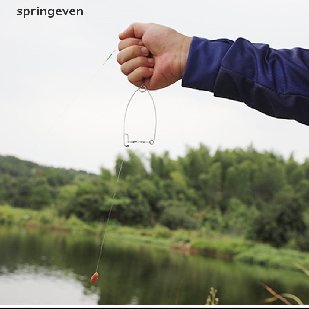 Set 5 Móc Lò Xo Câu Cá Tự Động Bằng Thép Không Gỉ