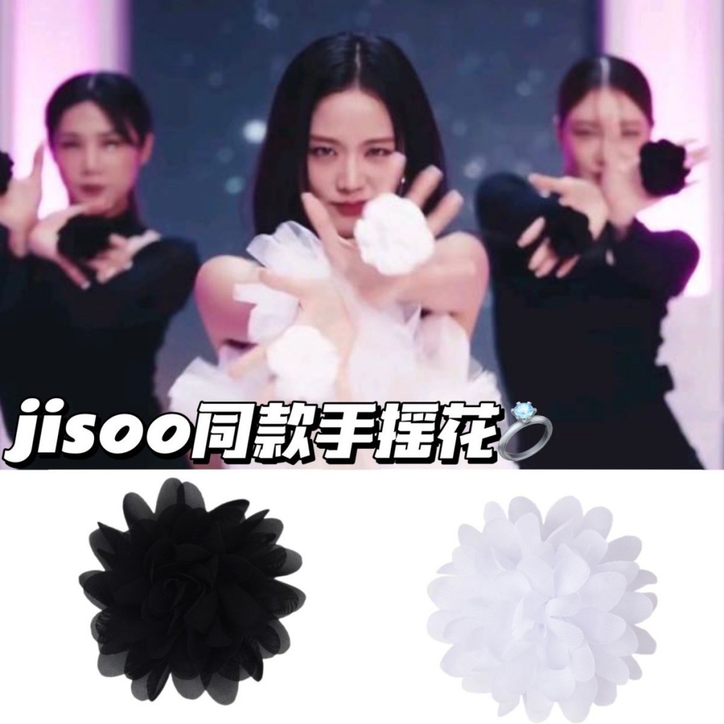 Zhixiu Nhẫn Dạng Hở Hình Hoa Bàn Tay Jisoo Múa Hoa Lắc Tay Phong Cách