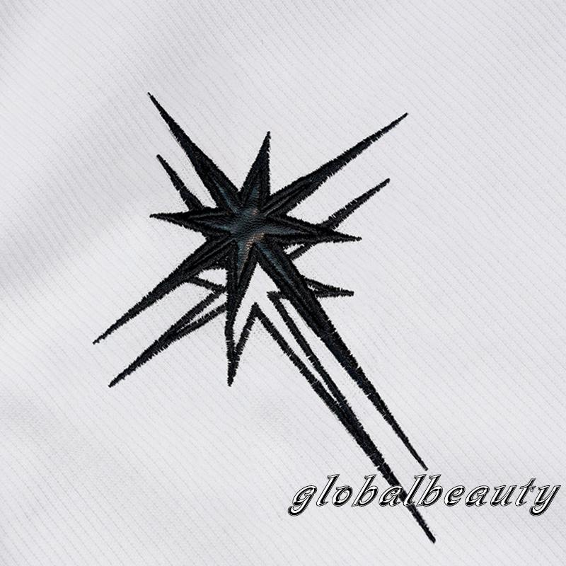 Áo Croptop Sát Nách Cổ Tròn Dáng Ôm Thêu Họa Tiết Ngôi Sao Thời Trang Mùa Hè Cho Nữ