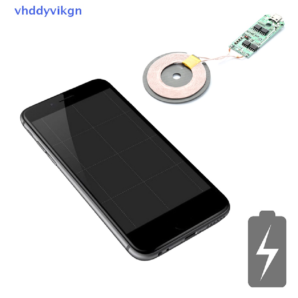 Bảng Mạch Sạc Nhanh Không Dây VHDD DC 5V PCBA Kèm Cuộn Dây