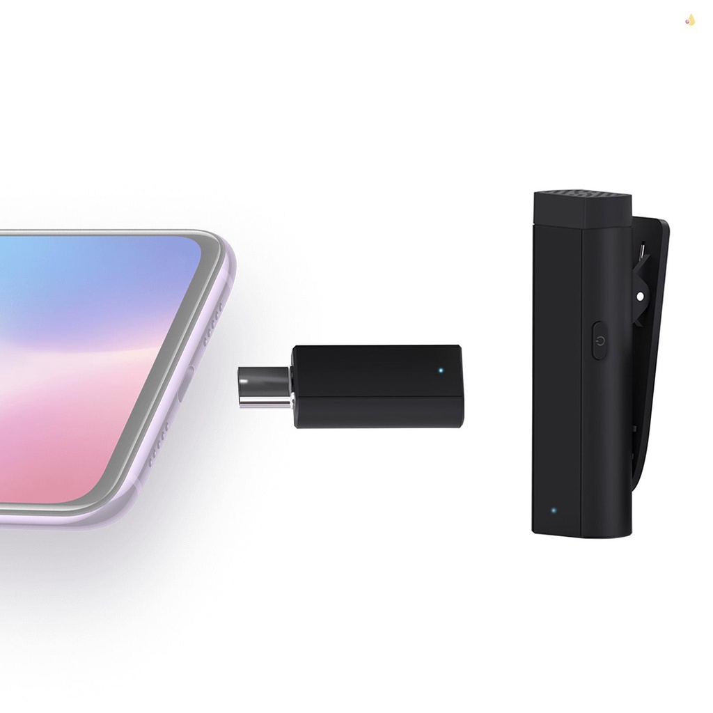 Bộ Micro Mini Đa Hướng Dạng Kẹp Loại Bỏ Tiếng Ồn Thông Minh ENC Kèm Hộp Sạc Cho Andr