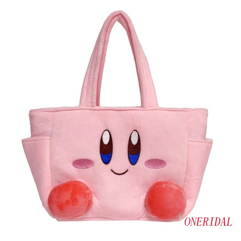 Túi Xách Tay Bằng Nhung Lông Thiết Kế Hình Anime Dễ Thương Dành Cho Nữ