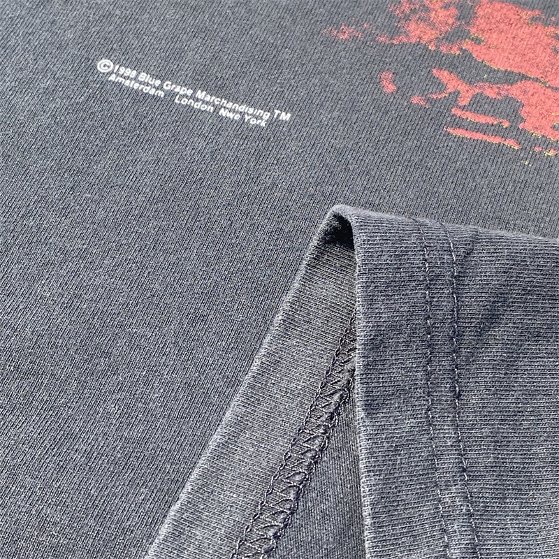 Ram-mstein &amp; - Áo Thun Tay Ngắn Họa Tiết Ngọn Lửa Nước Rửa Phong Cách retro Đường Phố Mới Nhất Đức Cho Nam Và Nữ