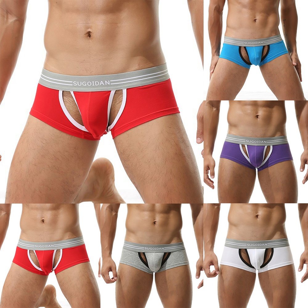 Quần Lót Thun Co Dãn Lưng Thấp Cho Nam Giới