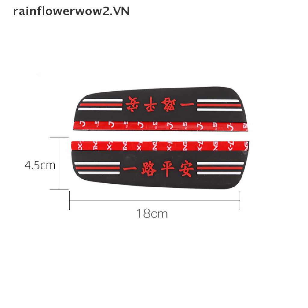 1 Cặp Vỏ Bọc Gương Chiếu Hậu Xe Hơi Chống Nước Mưa Họa Tiết Hoạt Hình Sáng Tạo