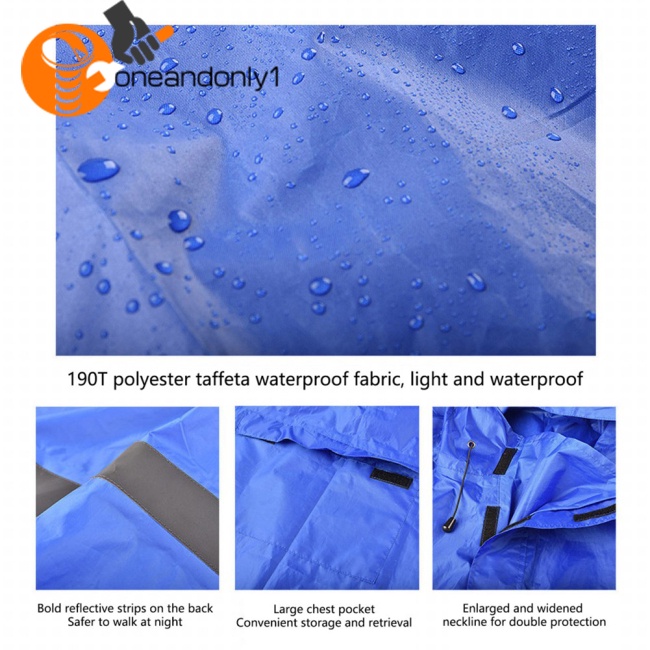 Áo Mưa Có Mũ Trùm Chống Thấm Nước Tiện Dụng Cho Các Hoạt Động Ngoài Trời