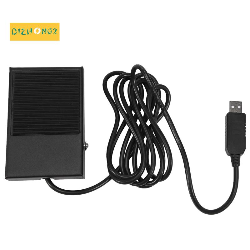 Bàn Đạp Chuyển Đổi Chân USB Bằng Kim Loại Cho Máy Tính HID PC USB Action Switch