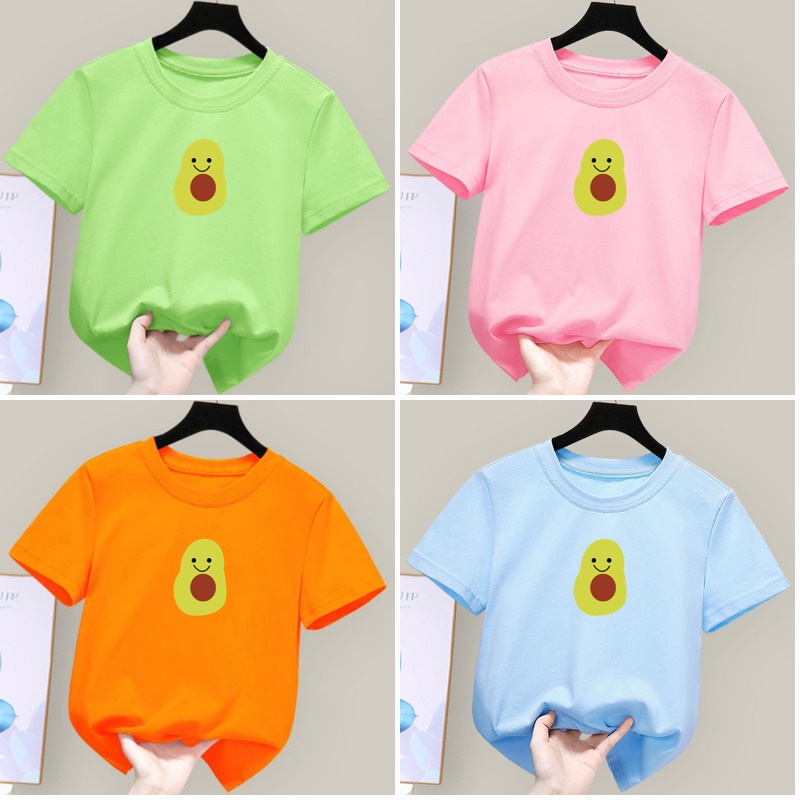 Áo Thun Unisex Phong Cách Hàn Quốc Cho Bé Gái