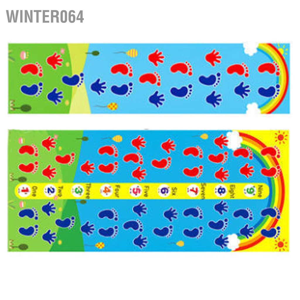 Winter064 Thảm Tập Bò Cho Trẻ Em Trò Chơi Chống Nước Vải Gia Đình