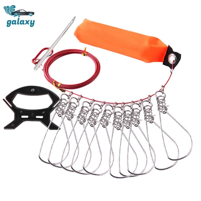 Galaxy Móc Khóa Lưỡi Câu Cá Bằng Thép Không Gỉ