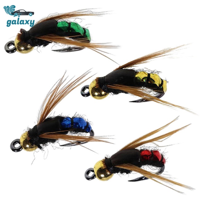 Galaxy Set 10 Mồi Giả Câu Cá Hình Côn Trùng