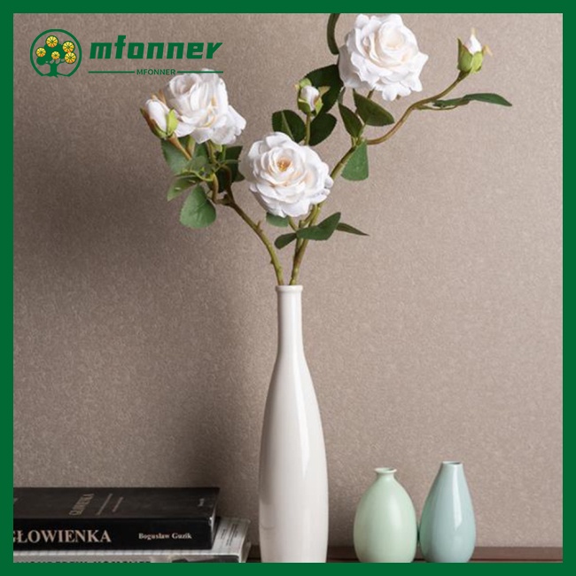 Bó Hoa Hồng Giả Chống Tia Uv Không Phai Màu Dùng Trang Trí Tiệc Cưới