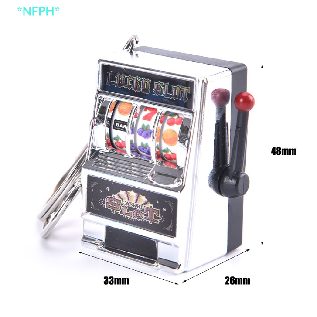 Nfph > Móc Khóa Hình Máy Jackpot Mini Vui Nhộn Cho Bé Mới