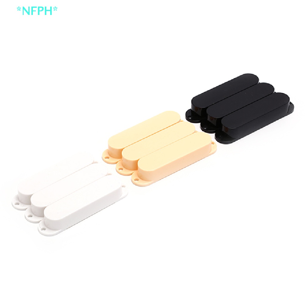Set 3 Vỏ Bọc Pickup Lõi Đơn Bằng Nhựa Cho Đàn Guitar Điện Mới
