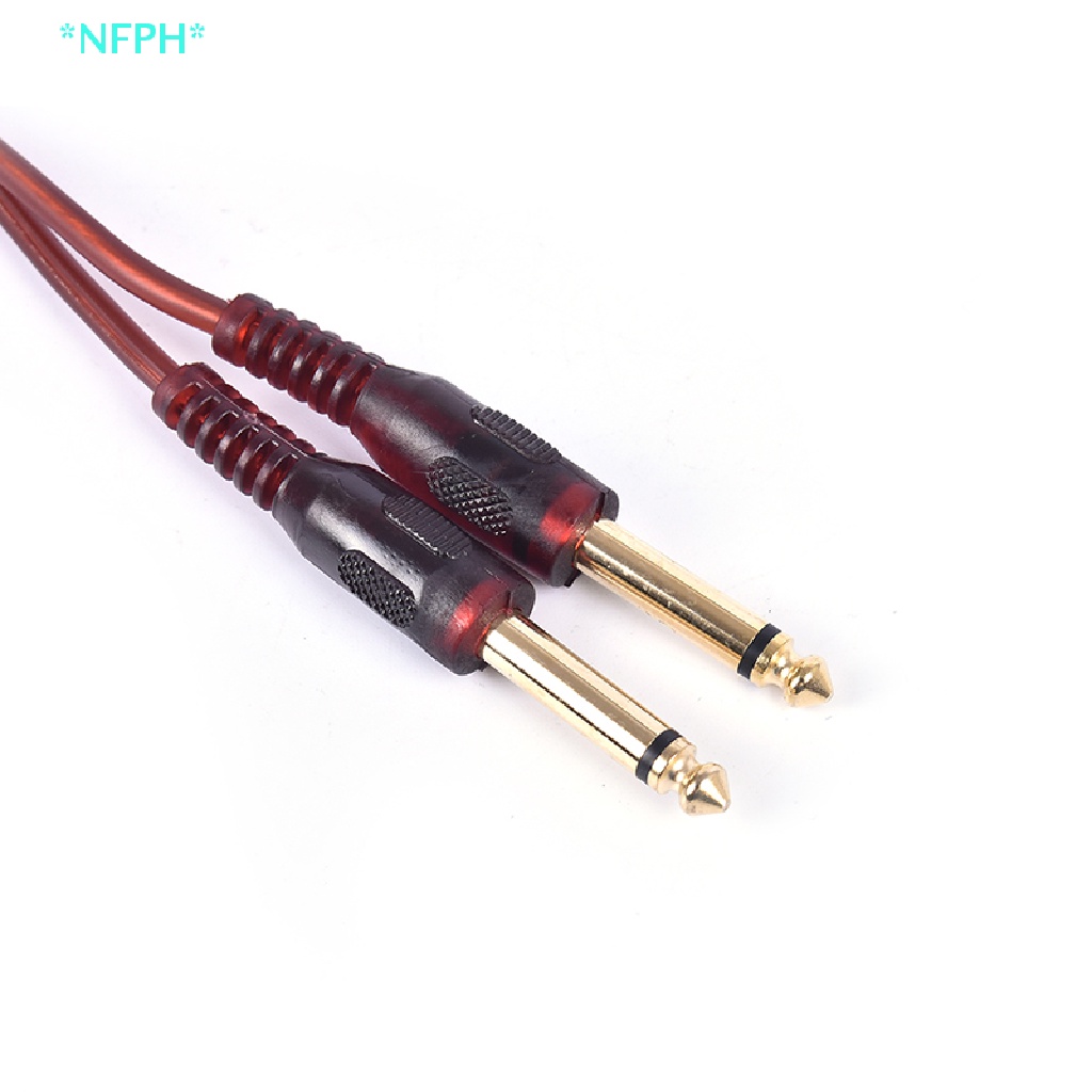 Dây Cáp Âm Thanh 1.5M Hai Đầu RCA Sang Hai Đầu 6.35mm 1 / 4 inch Mới
