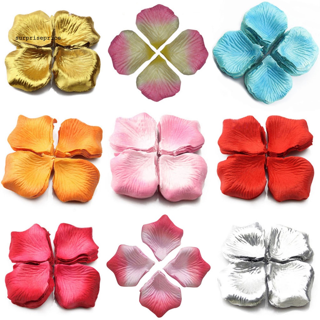 Bộ 1000 Bông Hoa Giả Bằng Lụa Đa Năng Siêu Bền Dùng Trang Trí Tiệc Cưới / SPA