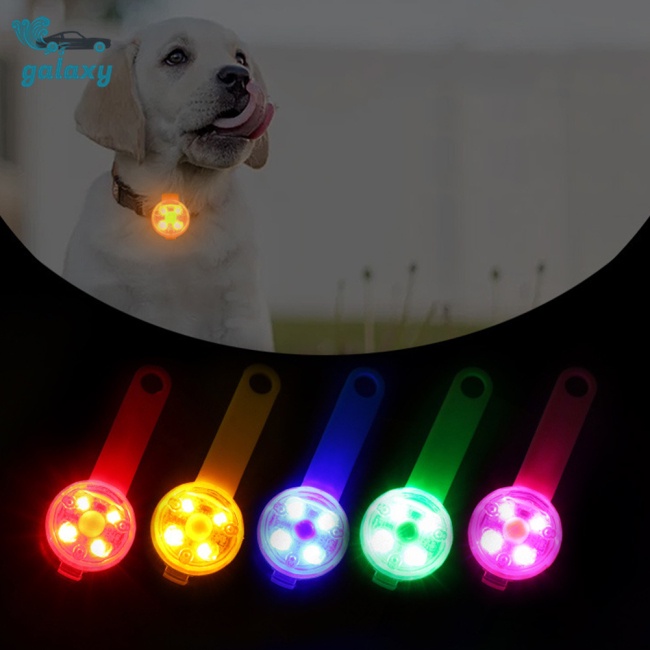 Galaxy Vòng Cổ Chống Thất Lạc Có Đèn Led Dạ Quang Có Thể Sạc Lại Bằng Cổng Usb Cho Thú Cưng