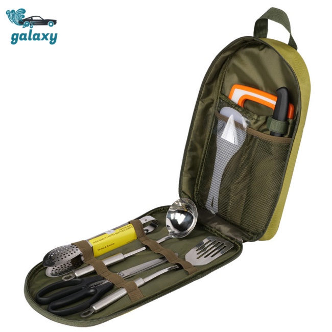 Galaxy Bộ 8 Dụng Cụ Nấu Ăn Ngoài Trời Tiện Dụng