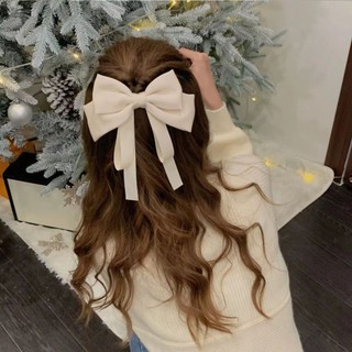 Kẹp Tóc Nơ Satin Dễ Phối Đồ