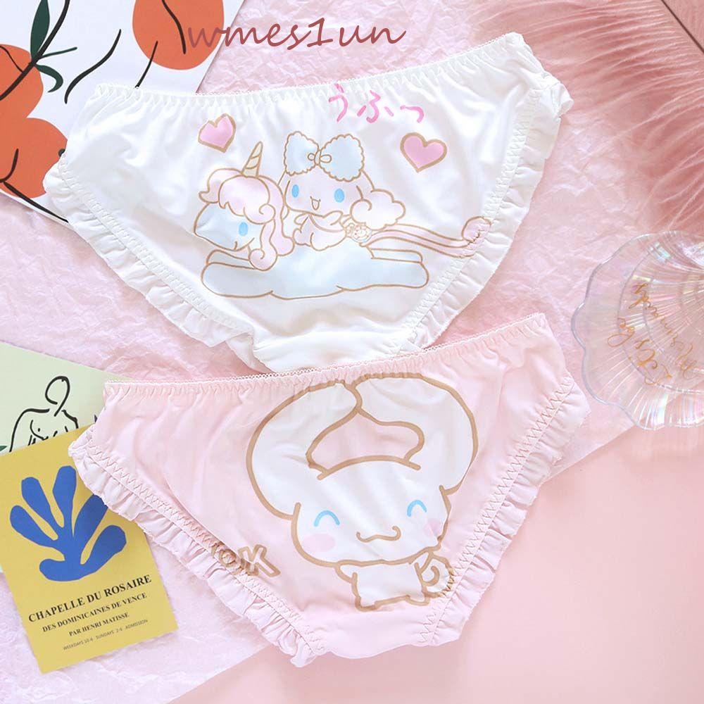 Quần Lót Tam Giác Dài Họa Tiết Hoạt Hình Dễ Thương WMES15H Cho Bé Gái