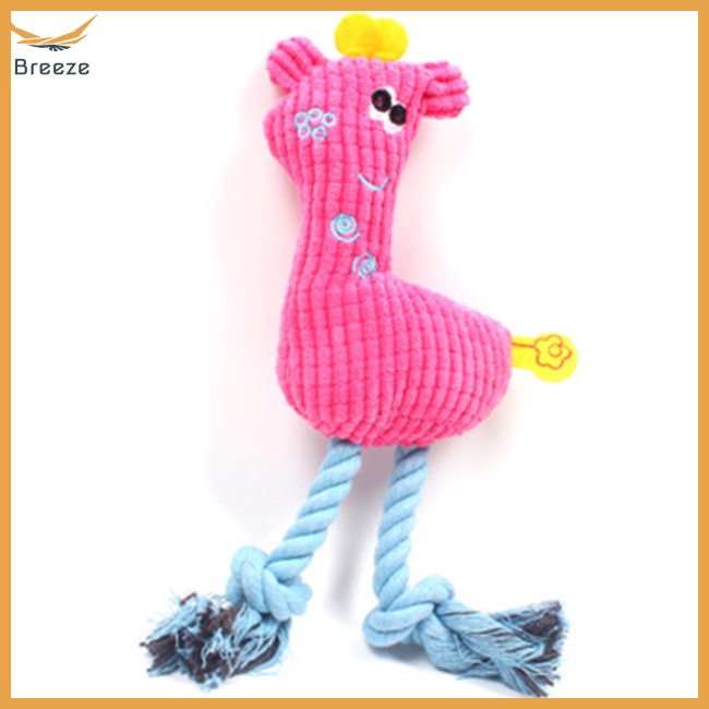 Đồ Chơi Nhai Gặm Hình Con Hươu Cao Cổ Dễ Thương Cho Thú Cưng